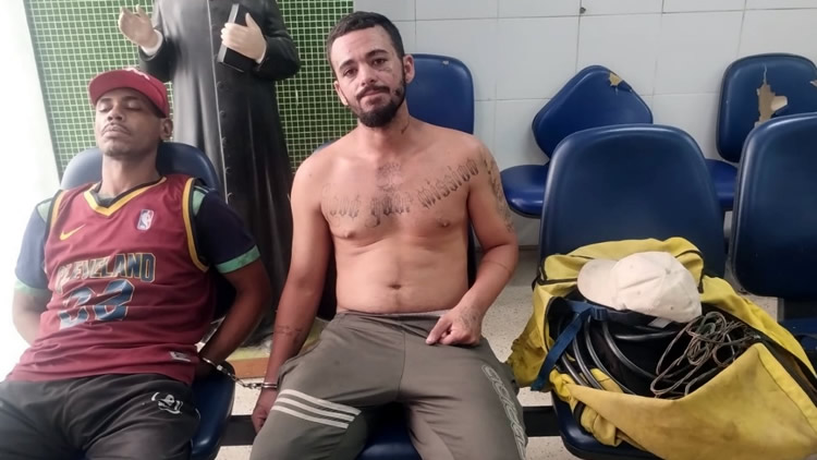 Guarda Municipal em Juazeiro prende mais dois moradores de rua por furto de fios