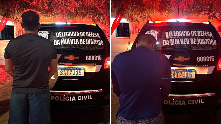 DDM no Juazeiro prende acusado de estuprar menina de 5 anos e outro que ameaçou e perseguiu a ex-companheira