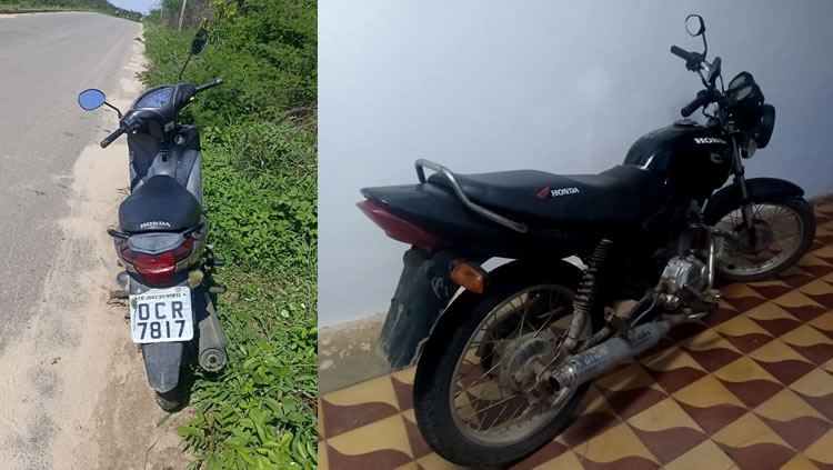 PM recupera moto roubada em Juazeiro e uma adulterada em Potengi