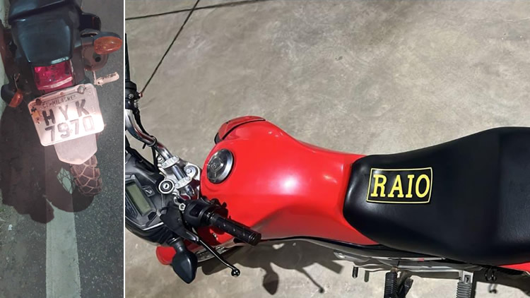 GCM recolhe moto pilotada por homem embriagado no Juazeiro e o RAIO apreende duas adulteradas em Jardim e Campos Sales