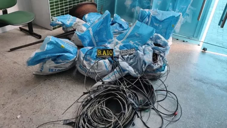 Homem é preso em Juazeiro do Norte por receptação de cabos furtados