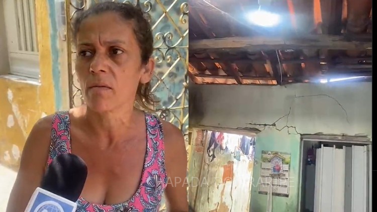 Mãe de 4 filhos pede ajuda para reconstruir casa condenada pela Defesa Civil em Juazeiro do Norte